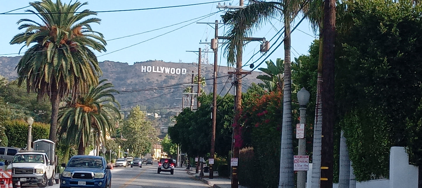 HOLLYWOOD SIGN FRONT T-SHIRT // WEST COAST ARCHIVE